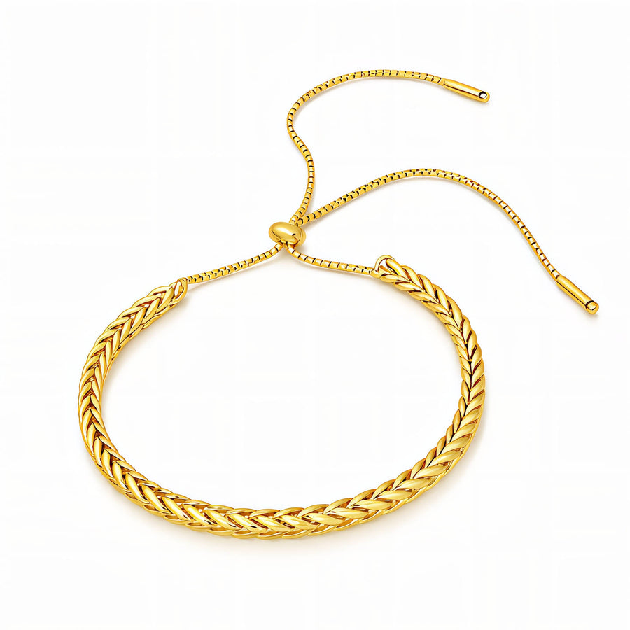 Fijne Schakelarmband – 18K Goldplated – Model 87289