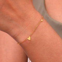Hartjes Schakelarmband – 18K Goldplated – Model 87320 – foto 2
