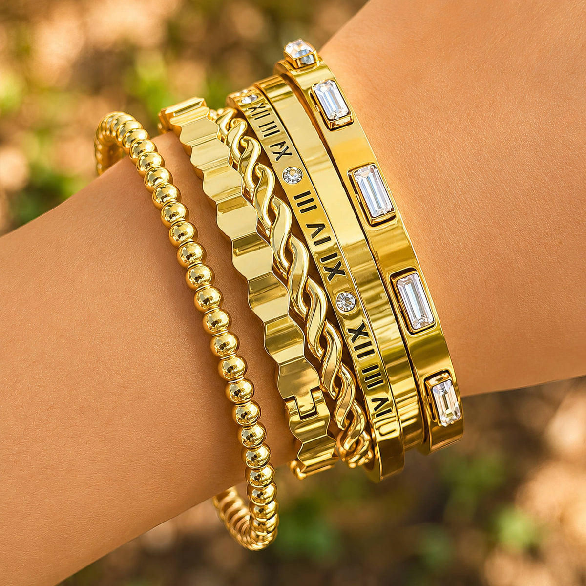 Bangle Armband – 18K Goldplated – Model 88136 – foto 3