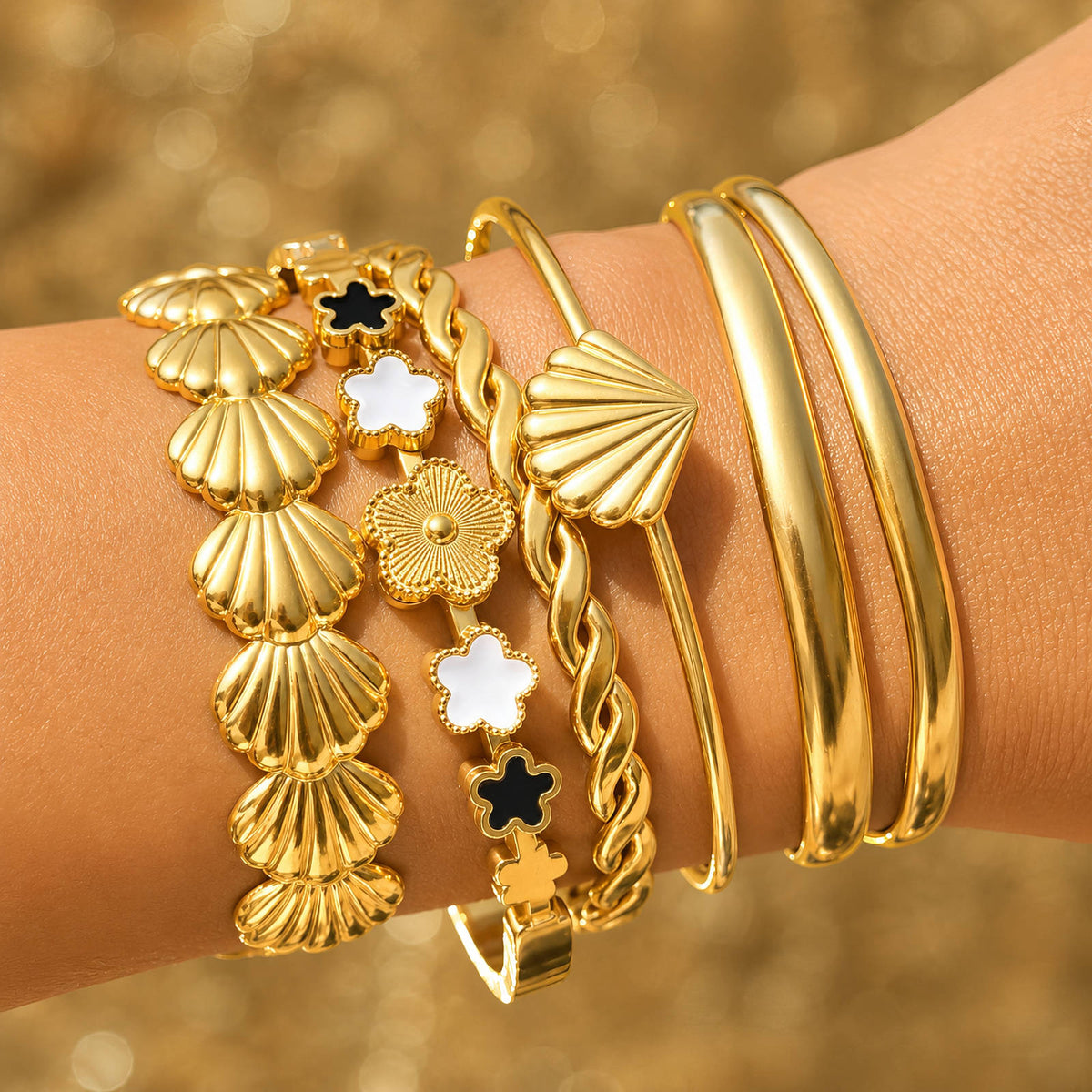 Bangle Armband – 18K Goldplated – Model 87637 – foto 3