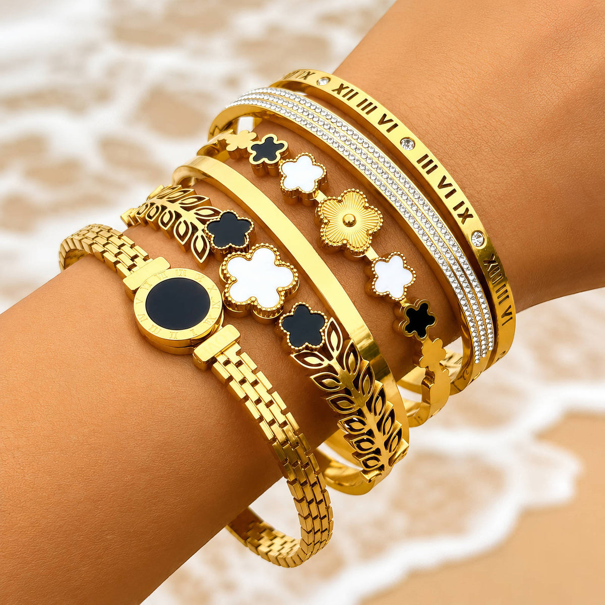 Bangle Armband – 18K Goldplated – Model 87409 – foto 2