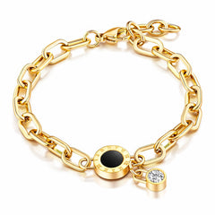 Zirkonia Schakelarmband – 18K Goldplated – Model 87763