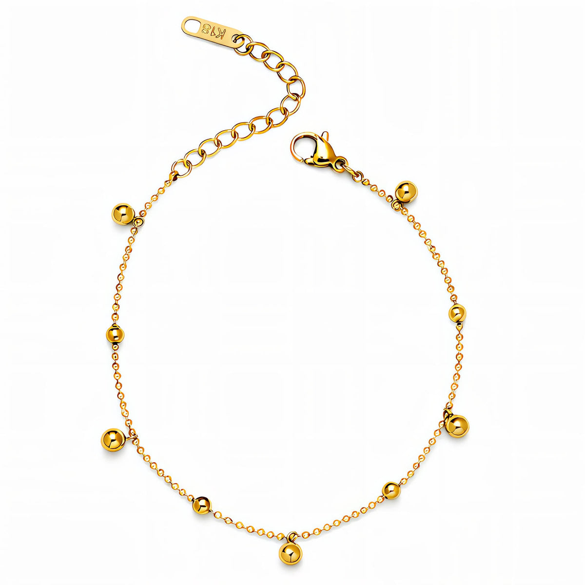 Fijne Schakelarmband – 18K Goldplated – Model 87780