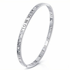 Sterrenbeeld Zirkonia Bangle Armband – Stainless Steel – Model 89647