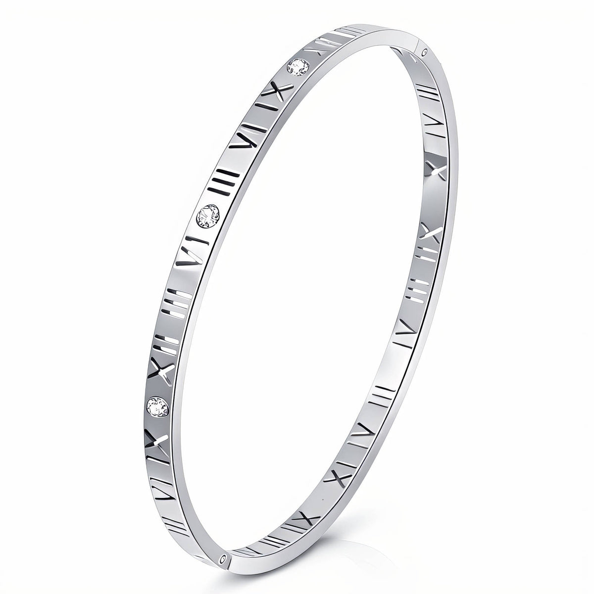 Sterrenbeeld Zirkonia Bangle Armband – Stainless Steel – Model 89647