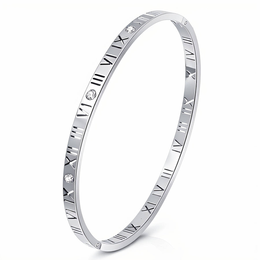 Sterrenbeeld Zirkonia Bangle Armband – Stainless Steel – Model 89647