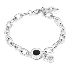 Sterrenbeeld Zirkonia Schakelarmband – Stainless Steel