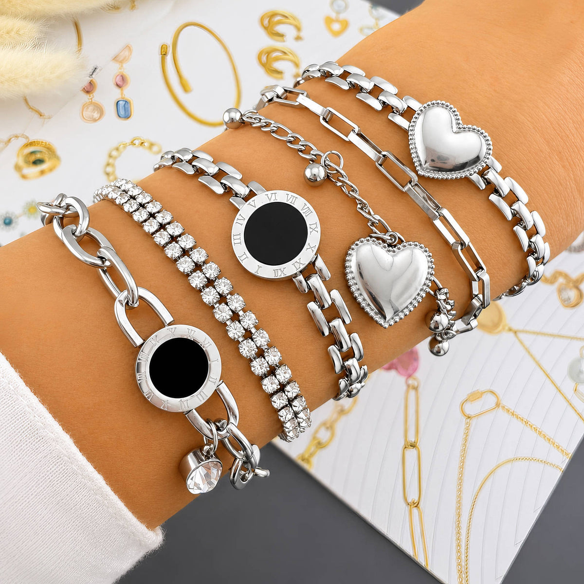 Sterrenbeeld Schakelarmband – Stainless Steel – foto 2